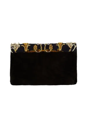 EMBELLISHED CLUTCH DANCING IN THE DARK