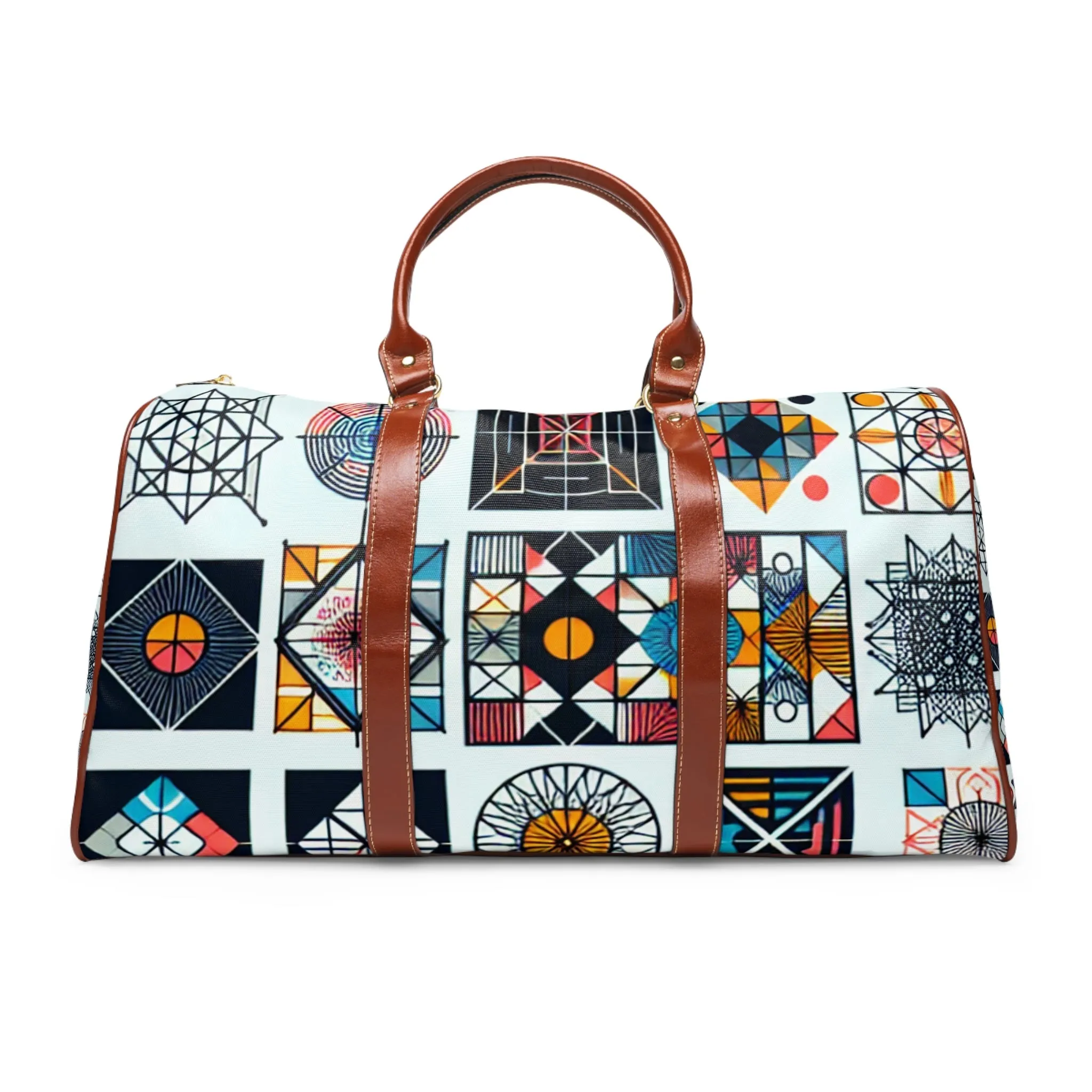 Emilia Stencil - Geometric Travel Bag