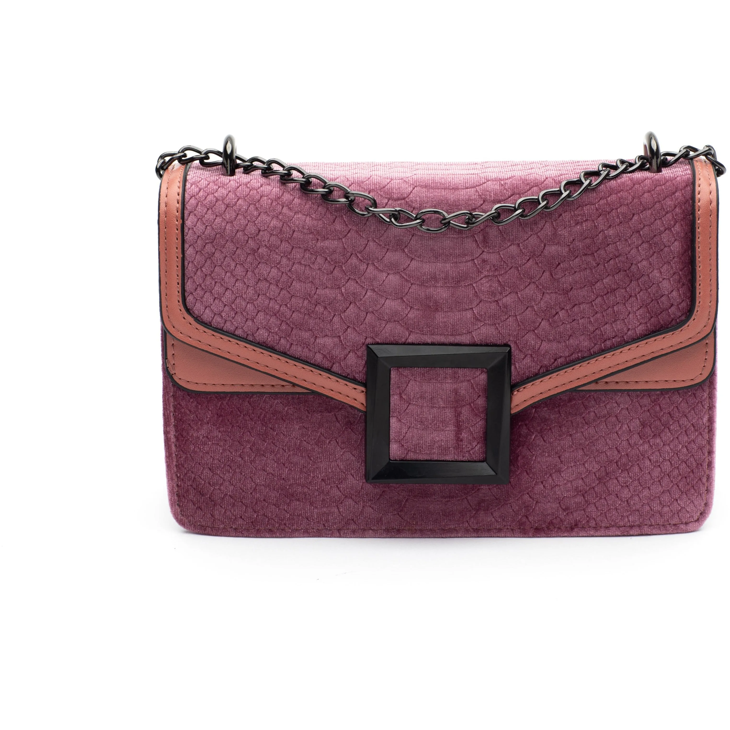 ESTARIE RUBY VELVET CROSSBODY BAG
