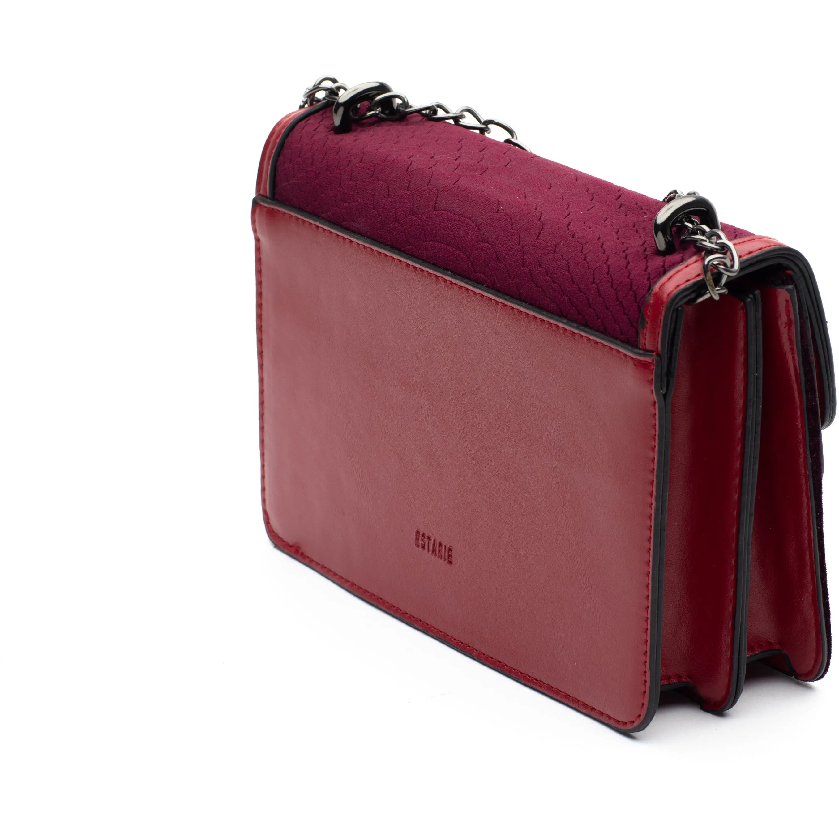 ESTARIE RUBY VELVET CROSSBODY BAG