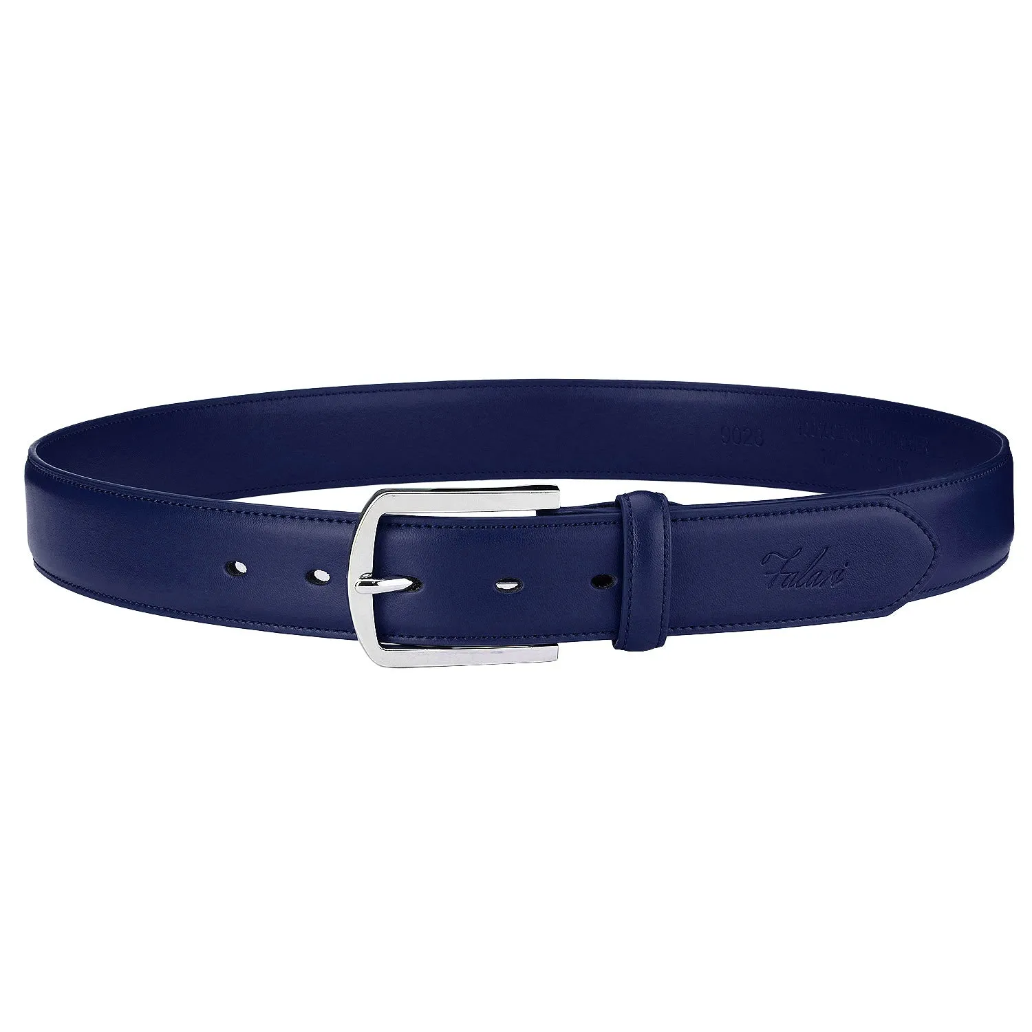Falari Men Genuine Leather Casual Dress Belt With Single Prong Buckle 9028-Part 2