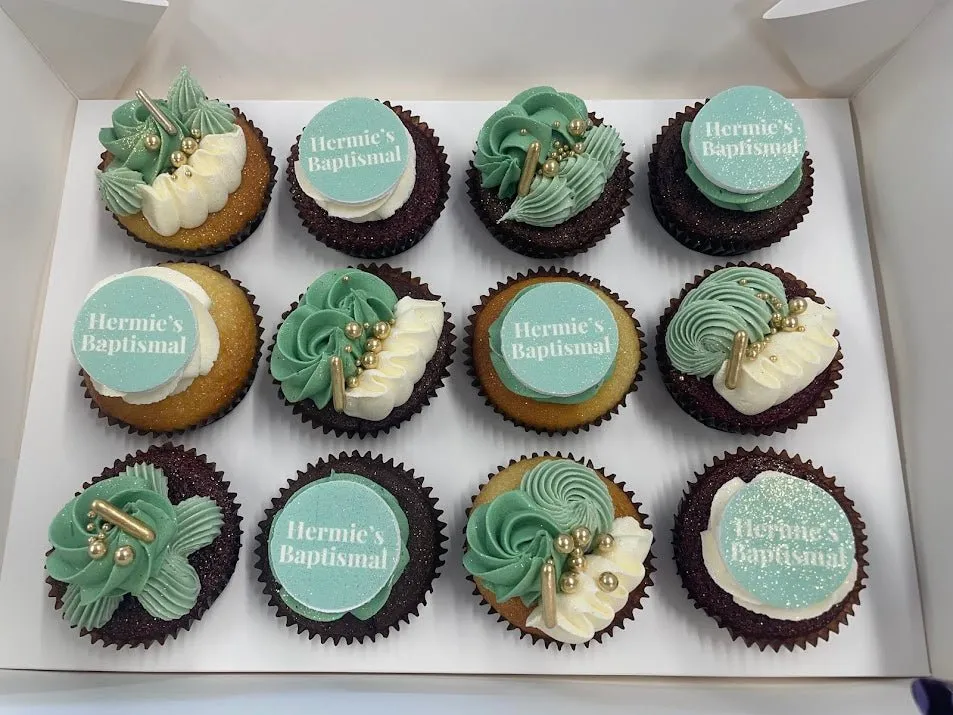 'Fancy' Happy Birthday Cupcakes