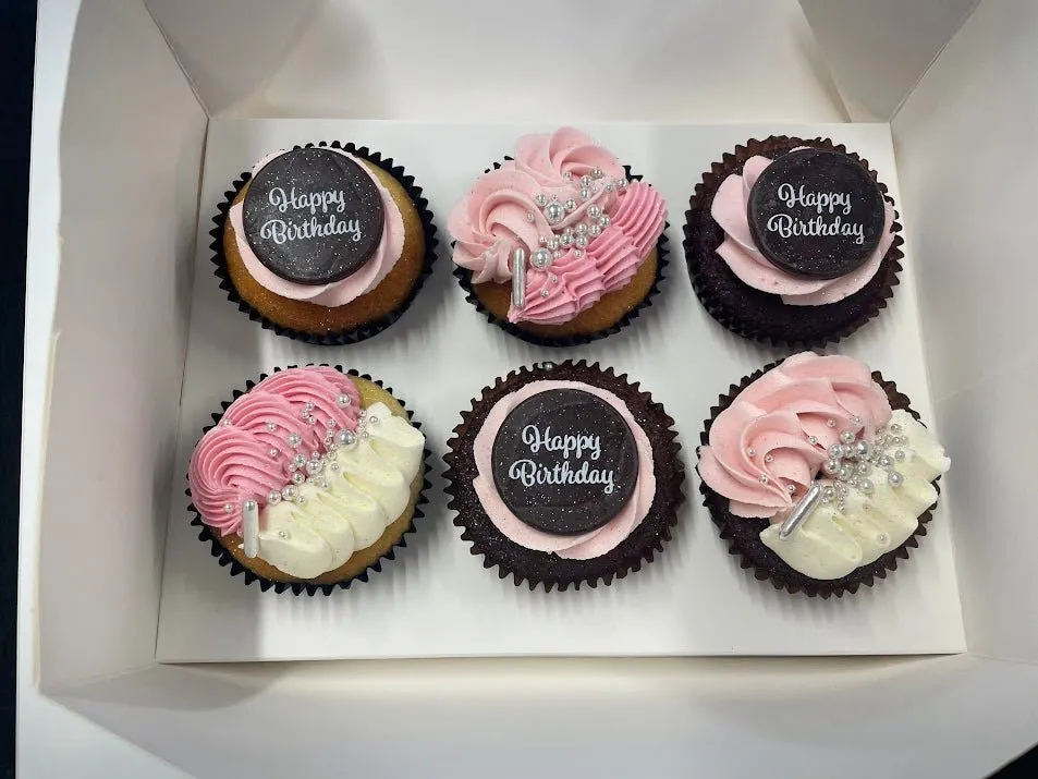 'Fancy' Happy Birthday Cupcakes