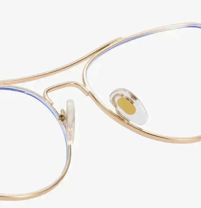 Fashion Cat Eye Plain Glasses Women's Anti-blue Light