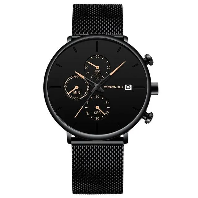 Fashion Waterproof Slim Minimalist Wrist Watches For Men