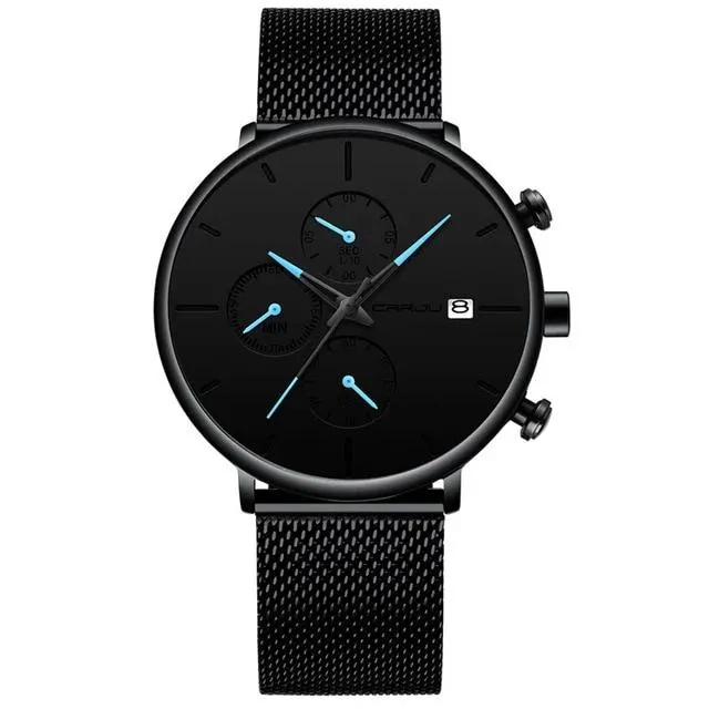 Fashion Waterproof Slim Minimalist Wrist Watches For Men