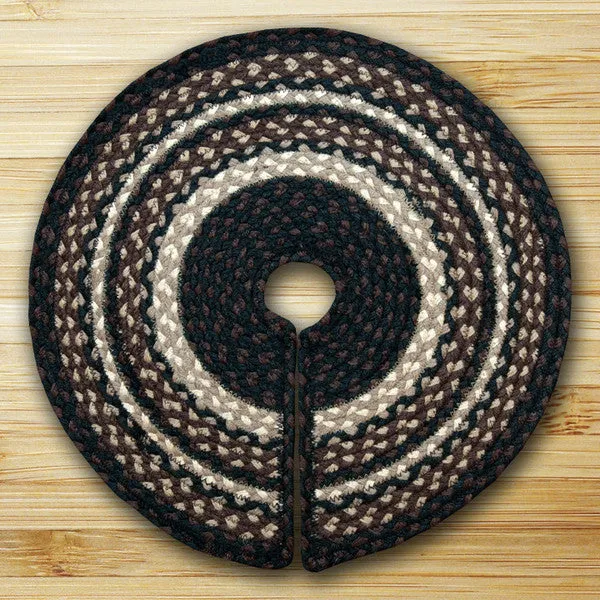 Father Christmas Oval Patch Rug