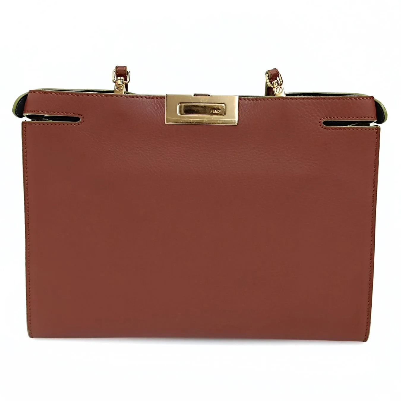 Fendi Fendi Pekaboo X-Lite shoulder bag in two-tone leather - '10s