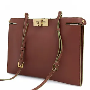 Fendi Fendi Pekaboo X-Lite shoulder bag in two-tone leather - '10s