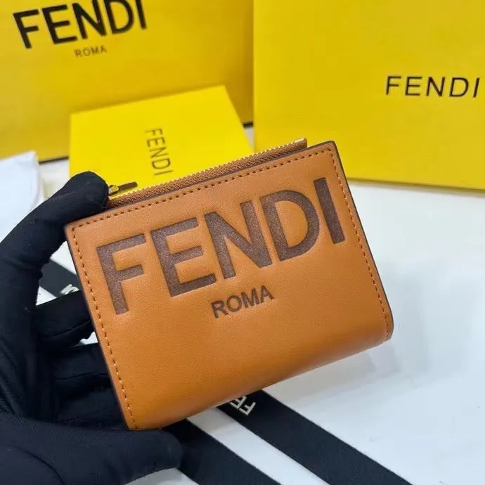 FF244 Fendi Roma Continental / 4.5x0.7x3.7inch