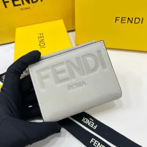 FF244 Fendi Roma Continental / 4.5x0.7x3.7inch