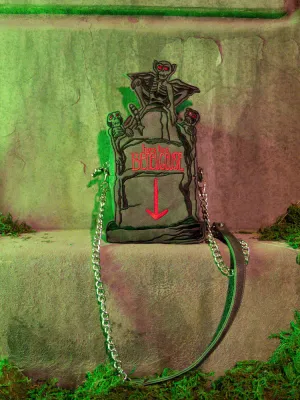 FINAL SALE - BEETLEJUICE™ Tombstone Crossbody Bag