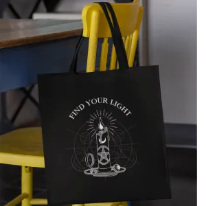 Find your light Printed Tote Bag