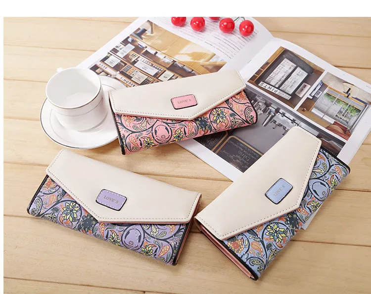 Floral Print Wallet