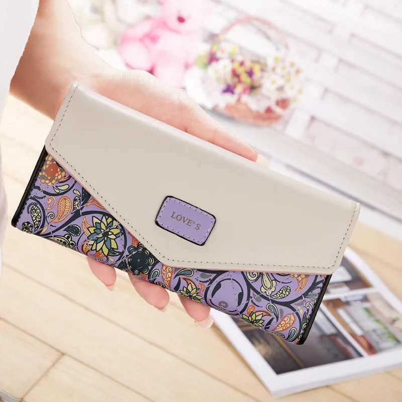 Floral Print Wallet