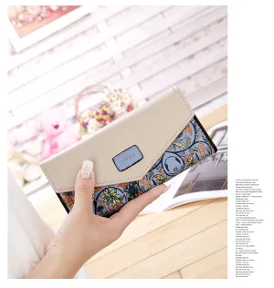 Floral Print Wallet