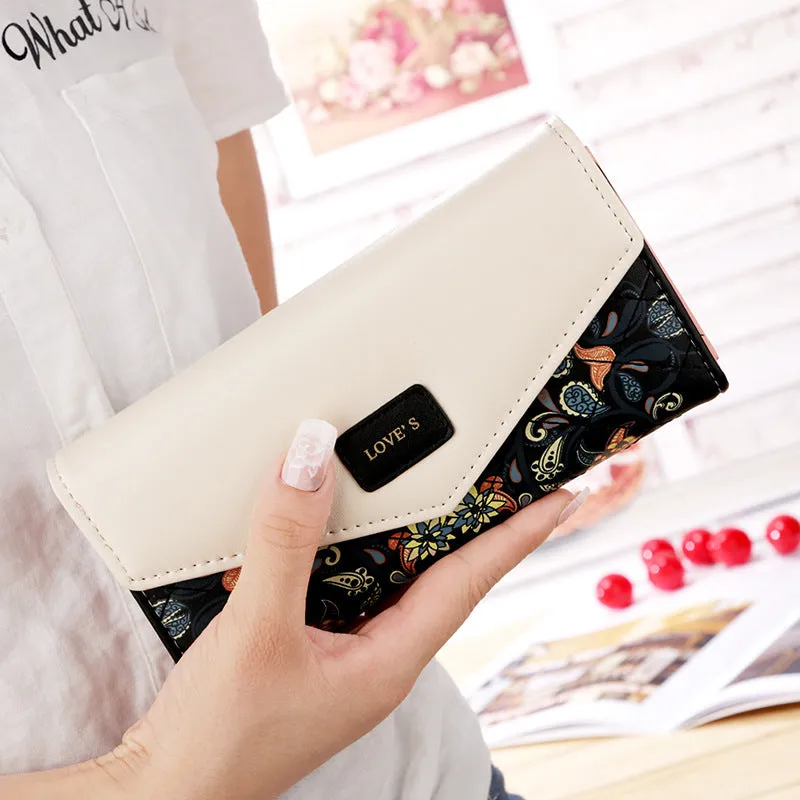 Floral Print Wallet