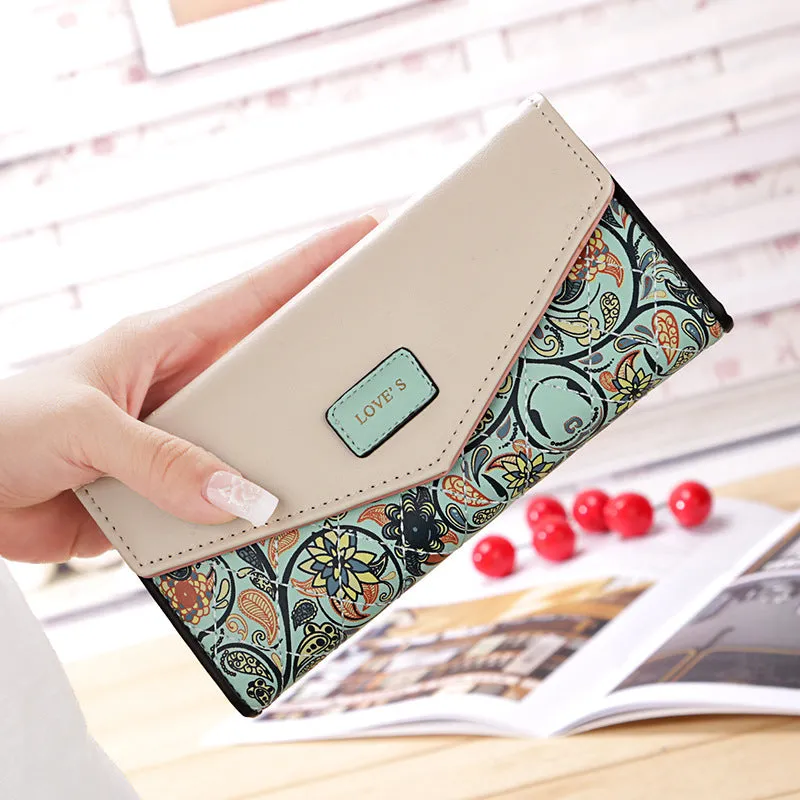 Floral Print Wallet