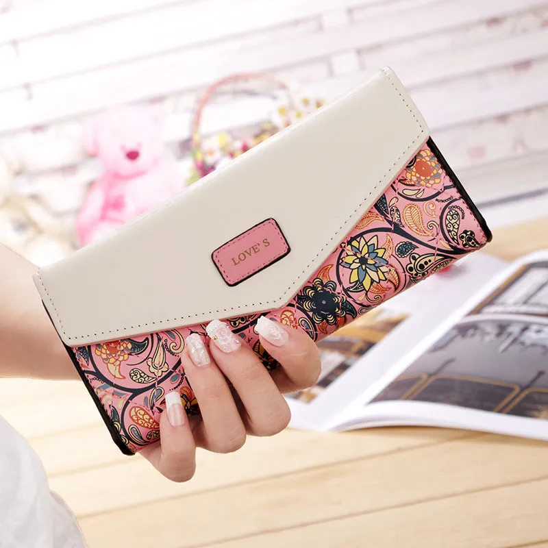 Floral Print Wallet