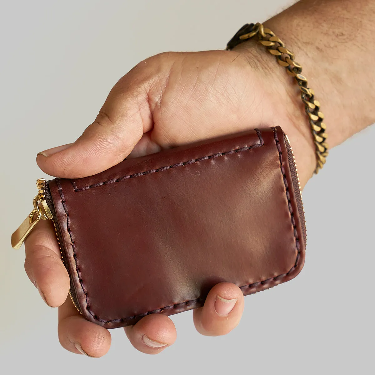Full-Zip Bison No.20 Wallet | Walnut