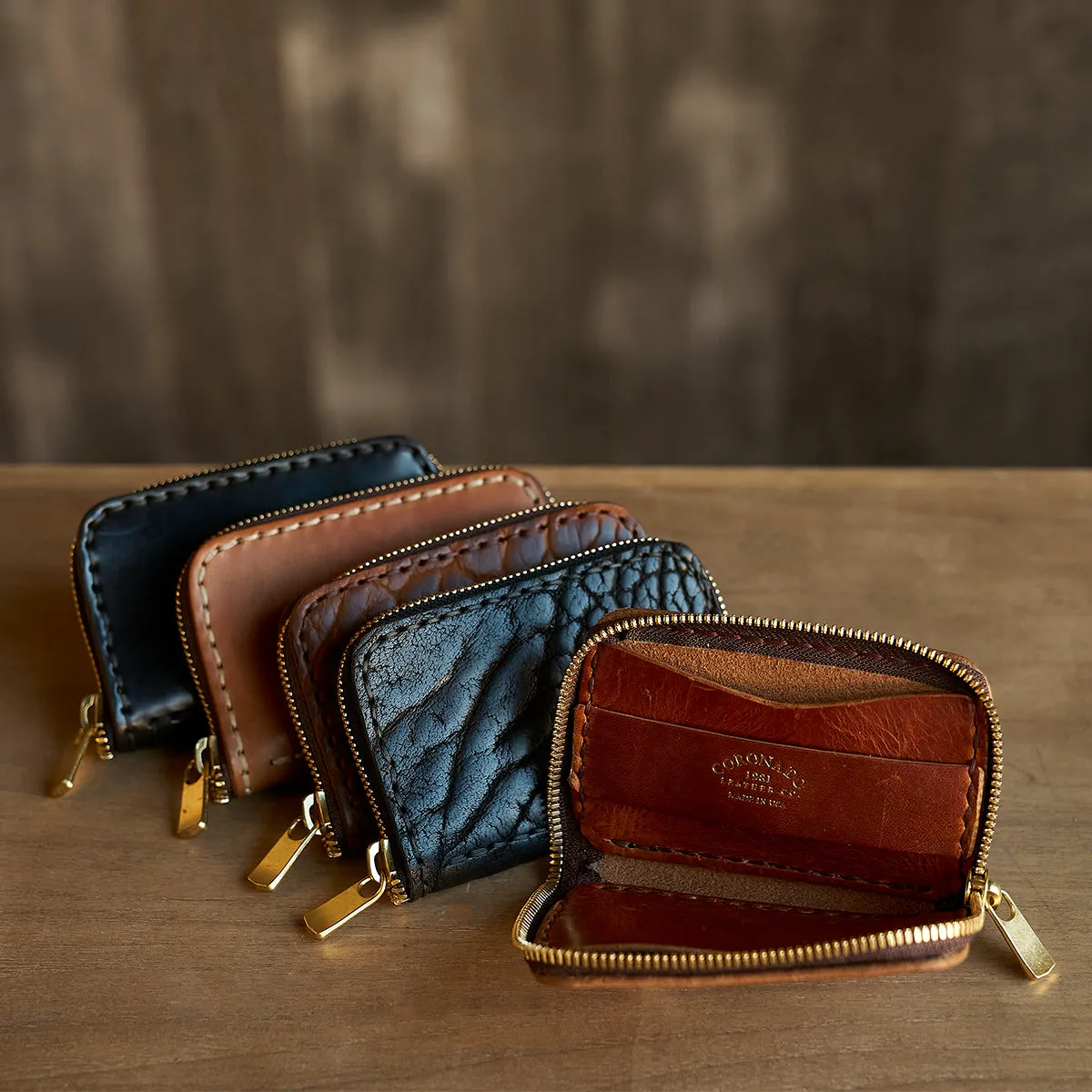 Full-Zip Bison No.20 Wallet | Walnut