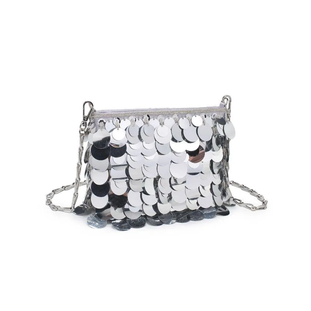Gemma Evening Bag - Silver