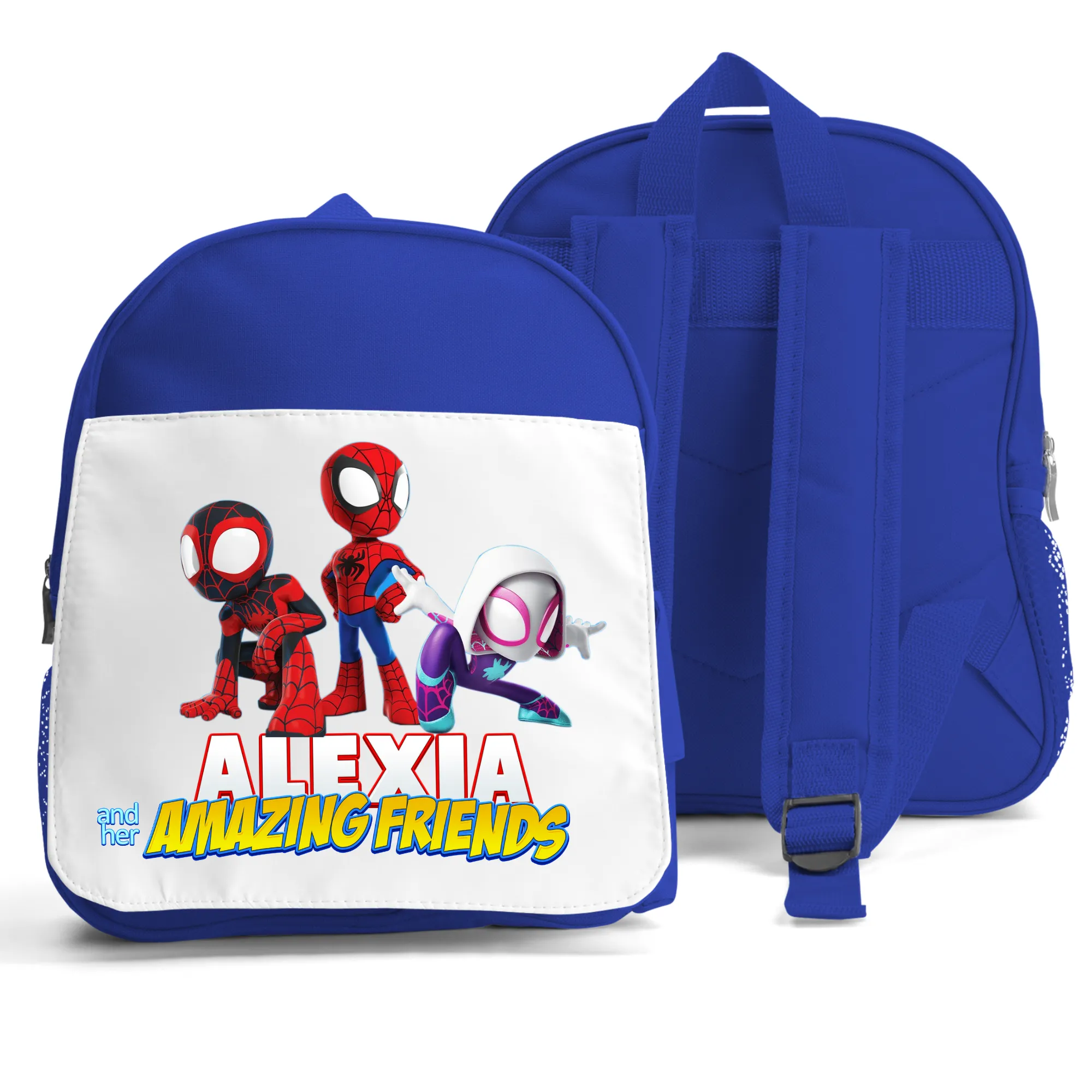 Girls' Personalised Spidey and his Amazing Friends Backpack I Custom Backpack for Girls