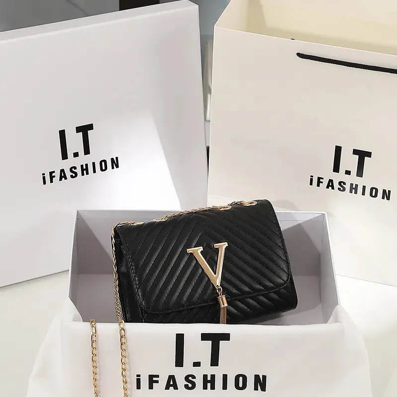 Glamour Night Clutch - Sequined Tassel Crossbody Bag