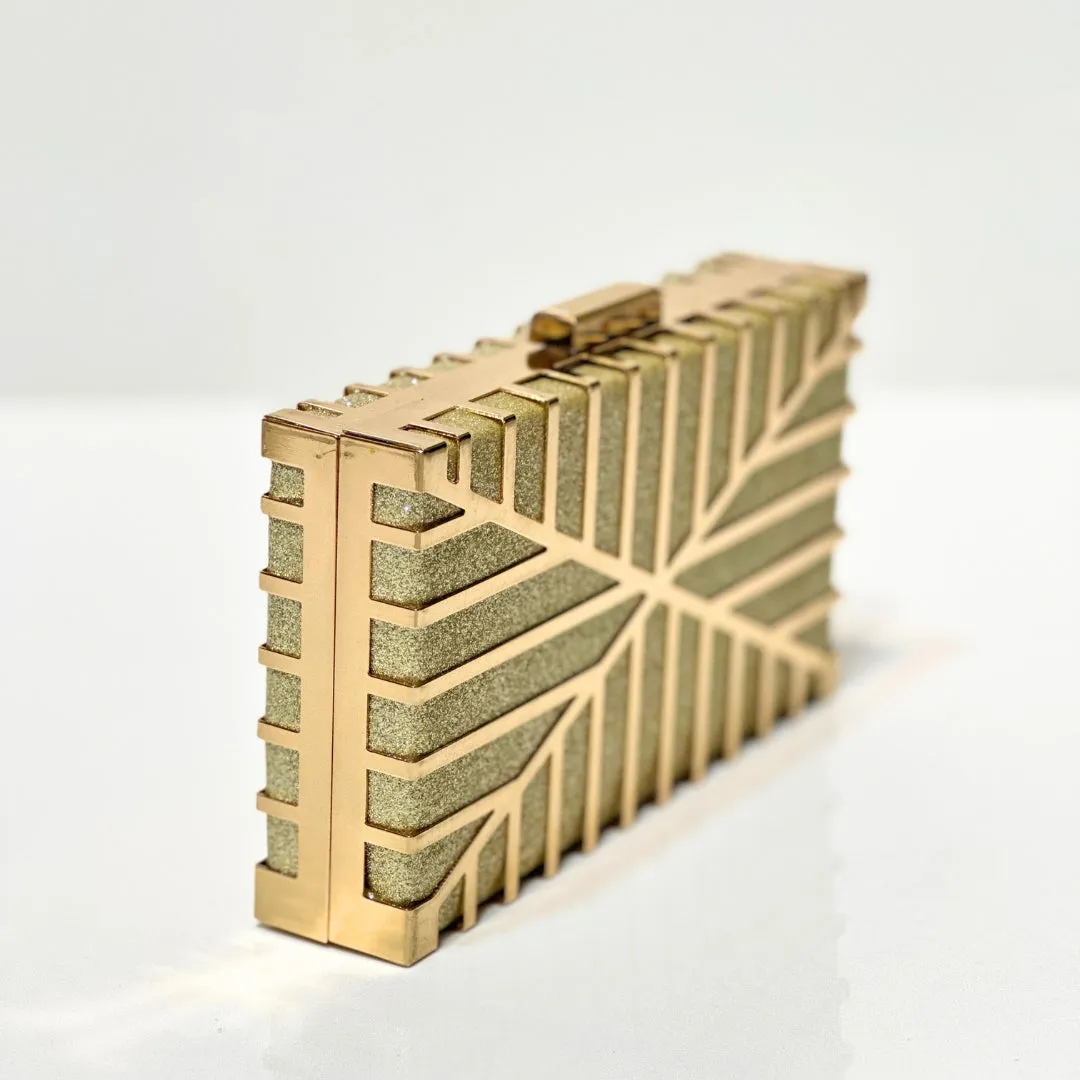 Gleaming Gold Clutch (minor scratches)