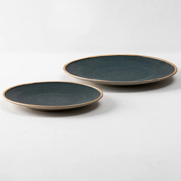 Gold Trimmed Elegant Plate