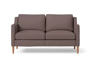 Greco 2 Seater Sofa Rose Taupe Leather