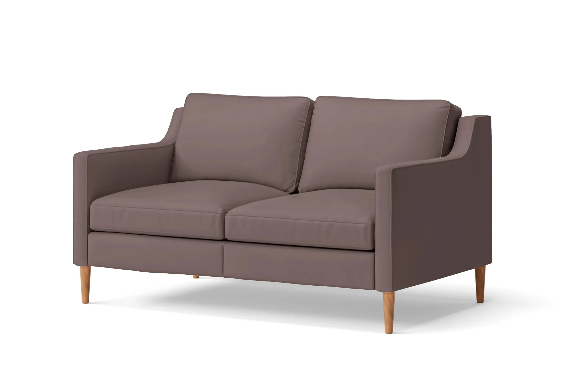Greco 2 Seater Sofa Rose Taupe Leather
