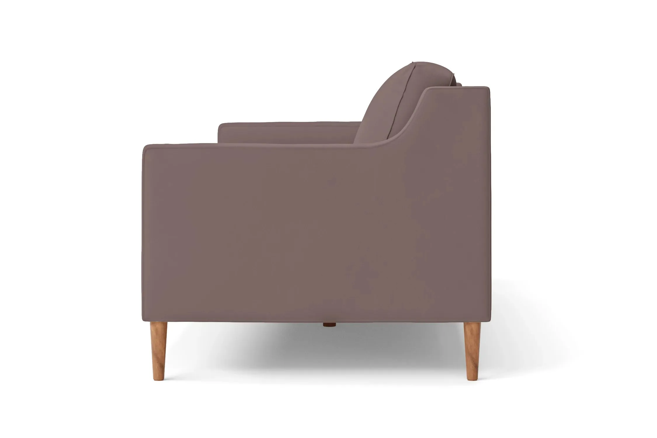 Greco 3 Seater Sofa Rose Taupe Leather