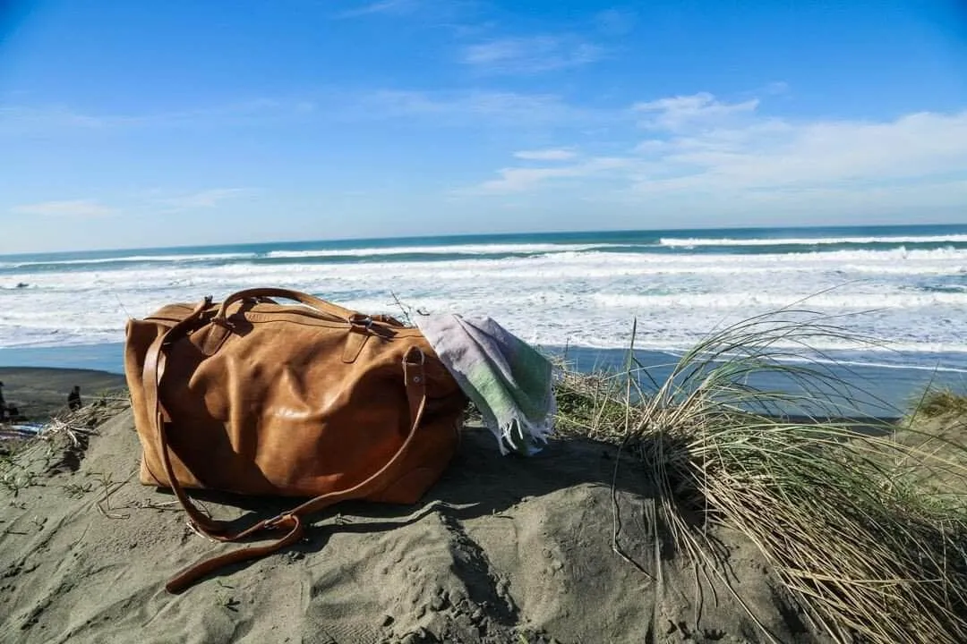 Guzzo Leather Duffle Bag - Walnut