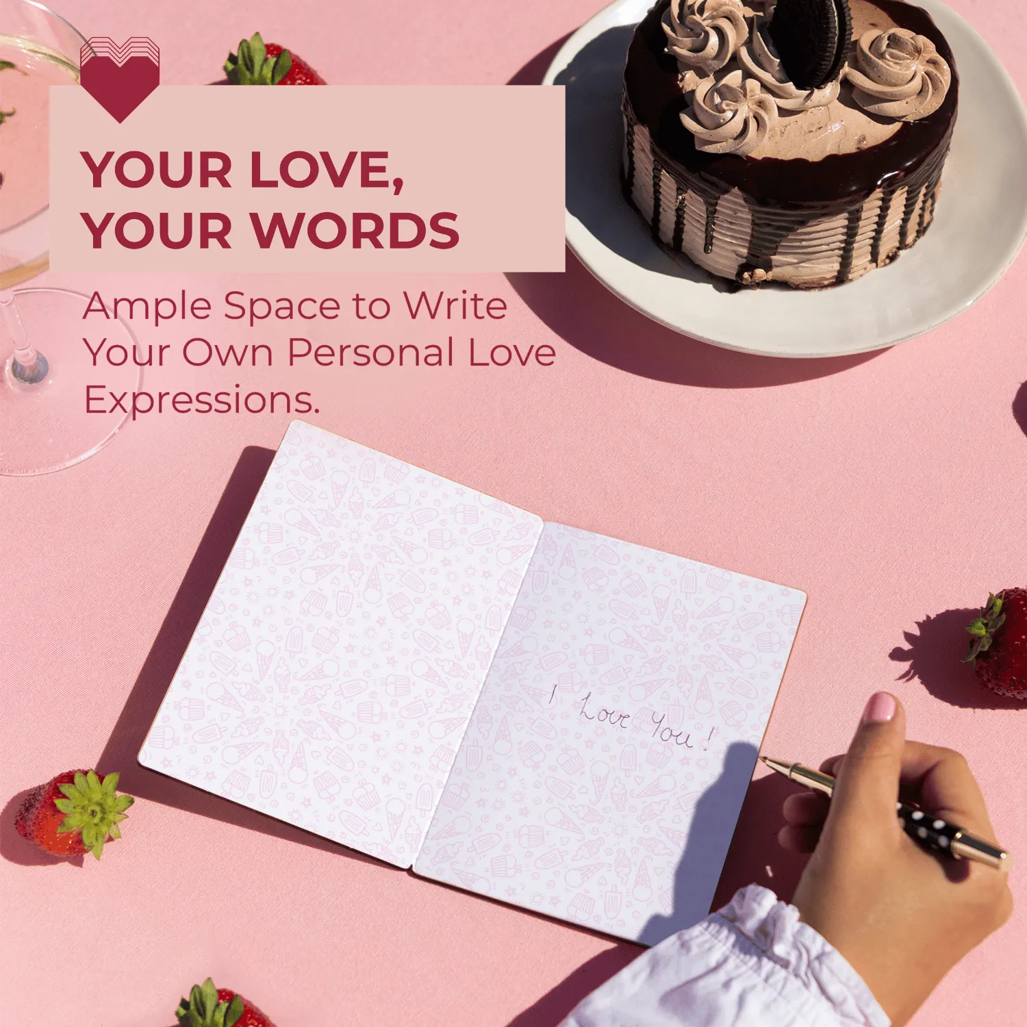 Handcrafted Bamboo Anniversary Cards | Ice Cream