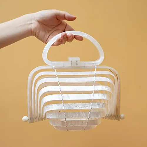Handmade Acrylic Summer Clutch
