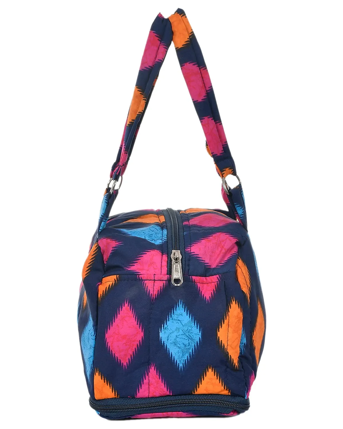 Heart Home Navajo Pattern Everday Use Women Bag for Travel: Shopping: School: Work (Blue)-50HH01148