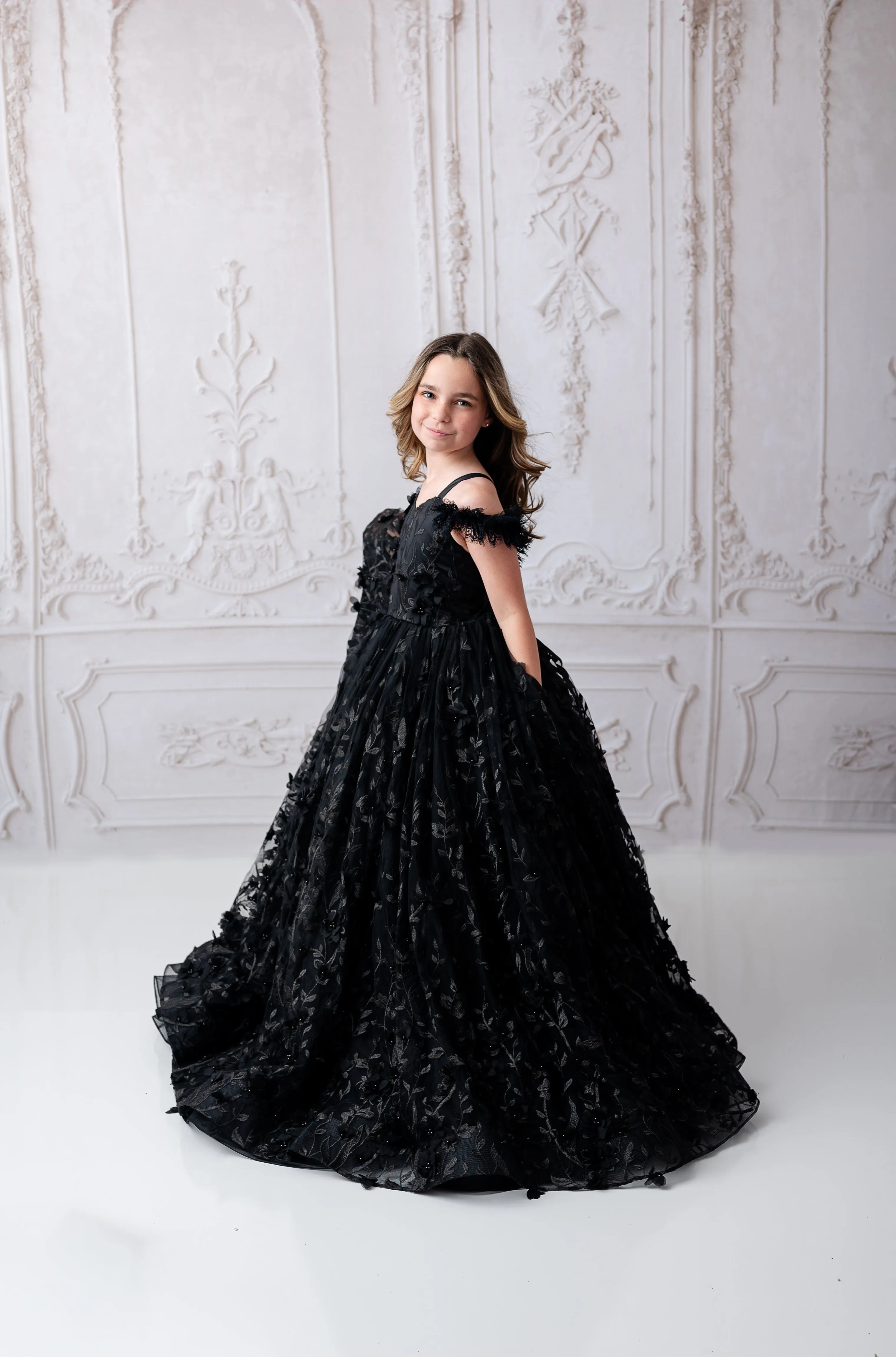 HEAVENLY GOWN-custom color options - GORGEOUS SPECIAL OCCASION OR PHOTO SHOOT DRESS
