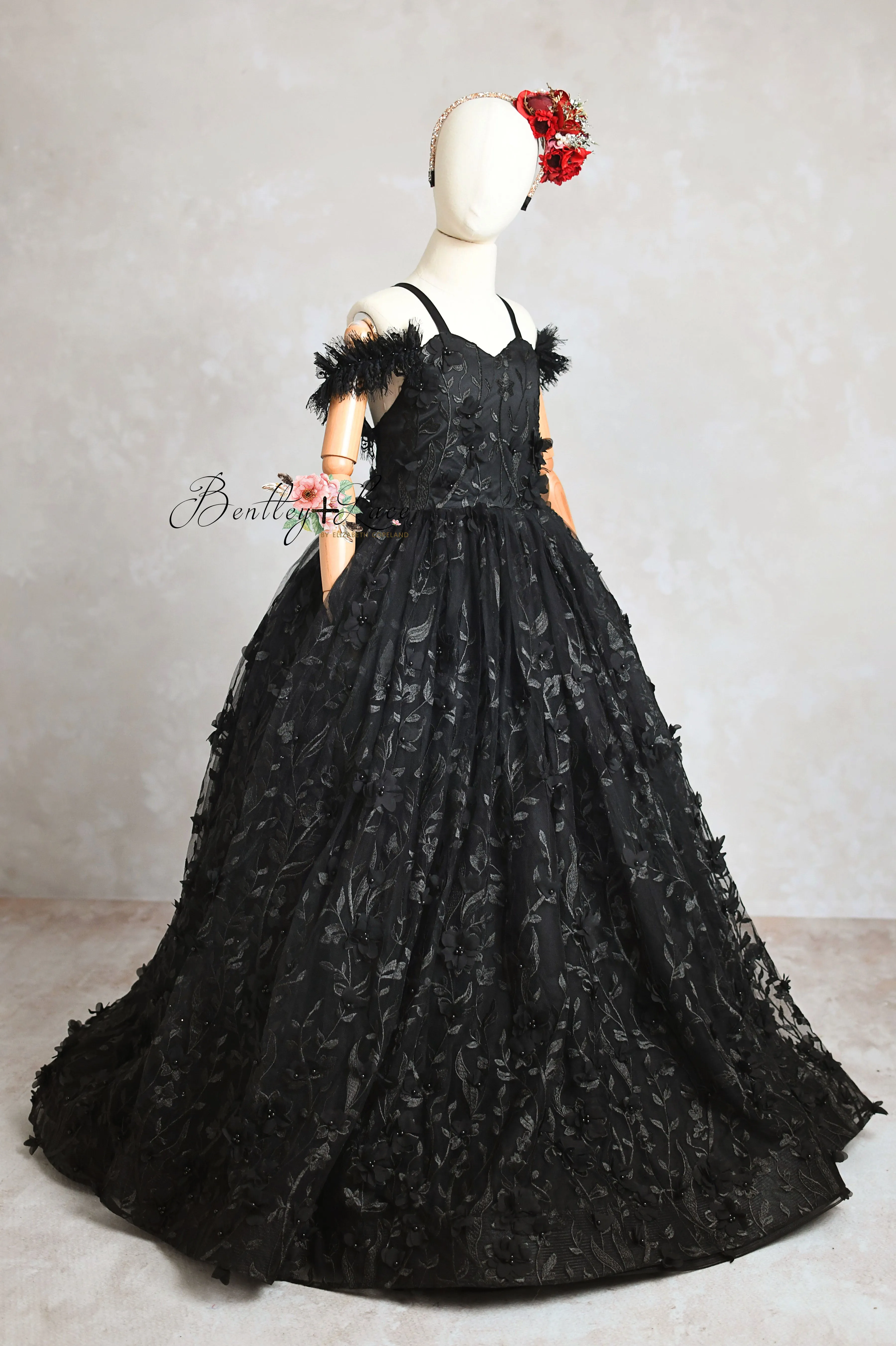 HEAVENLY GOWN-custom color options - GORGEOUS SPECIAL OCCASION OR PHOTO SHOOT DRESS