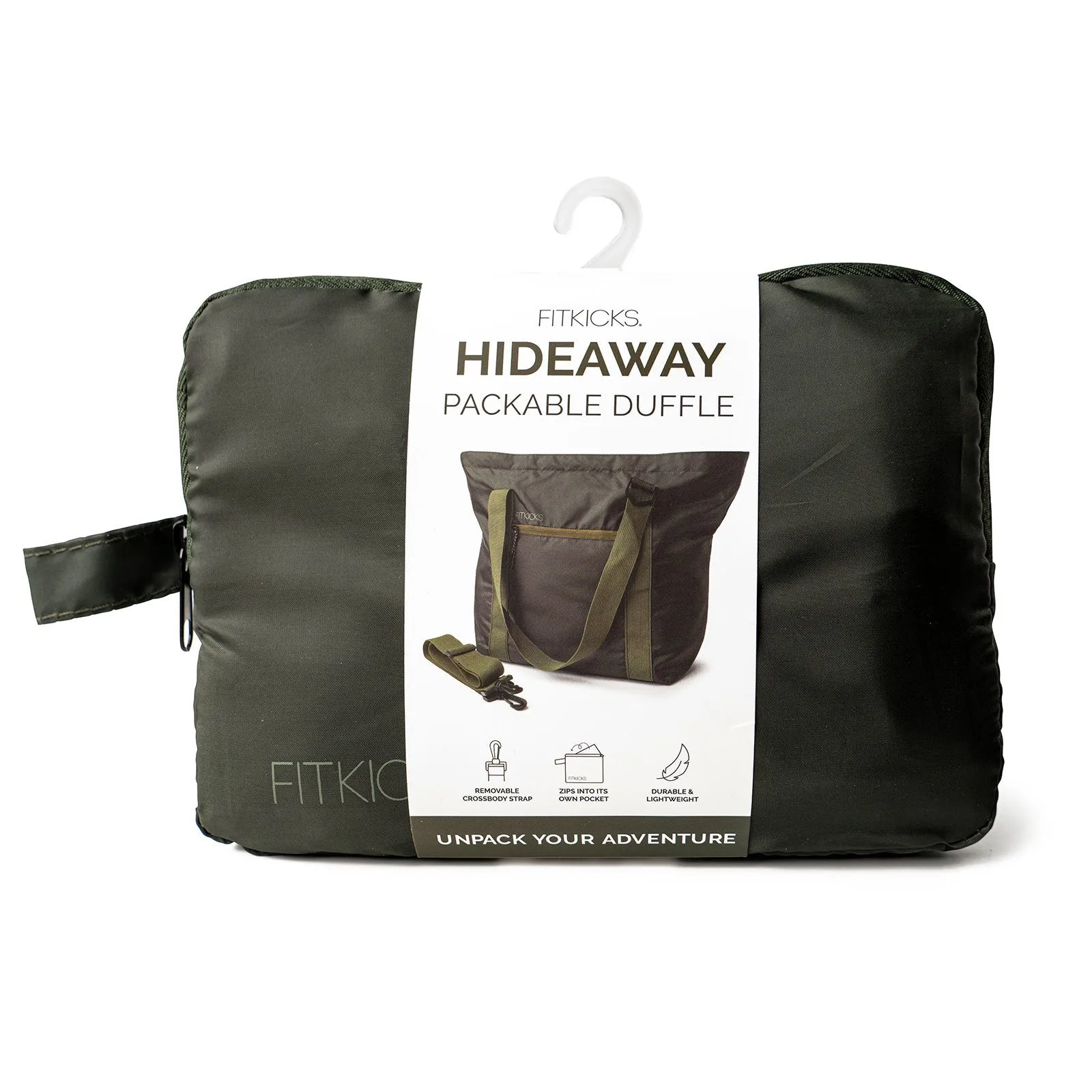 Hideaway Packable Duffel in Burgundy