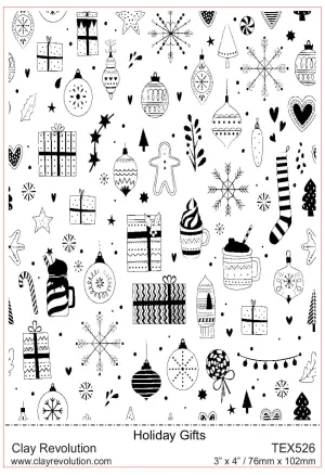 Holiday Gifts Texture Sheet