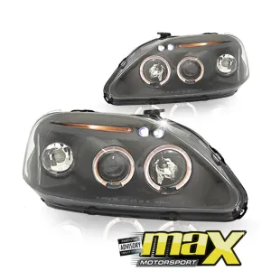 Honda Ballade/Civic (99-00) Angel Eye Headlights (Black)