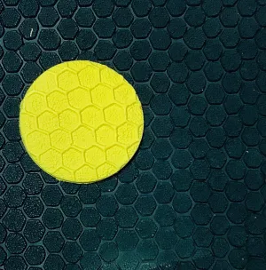 Honeycomb Jumbo Rubber Stamp Texture Sheet Mat for polymer clay metal clay mixed media art
