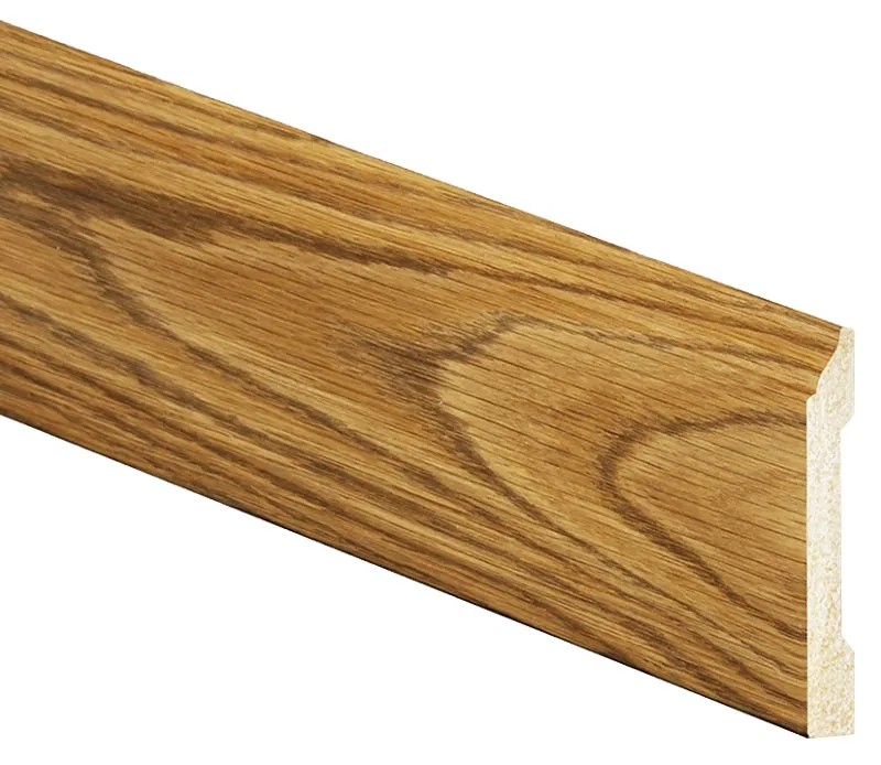 Inteplast Group 46320800802 Baseboard Moulding, 8 ft L, 3.44 in W, 1/2 in Thick, Polystyrene, Ultra Oak :EA: QUANTITY: 14
