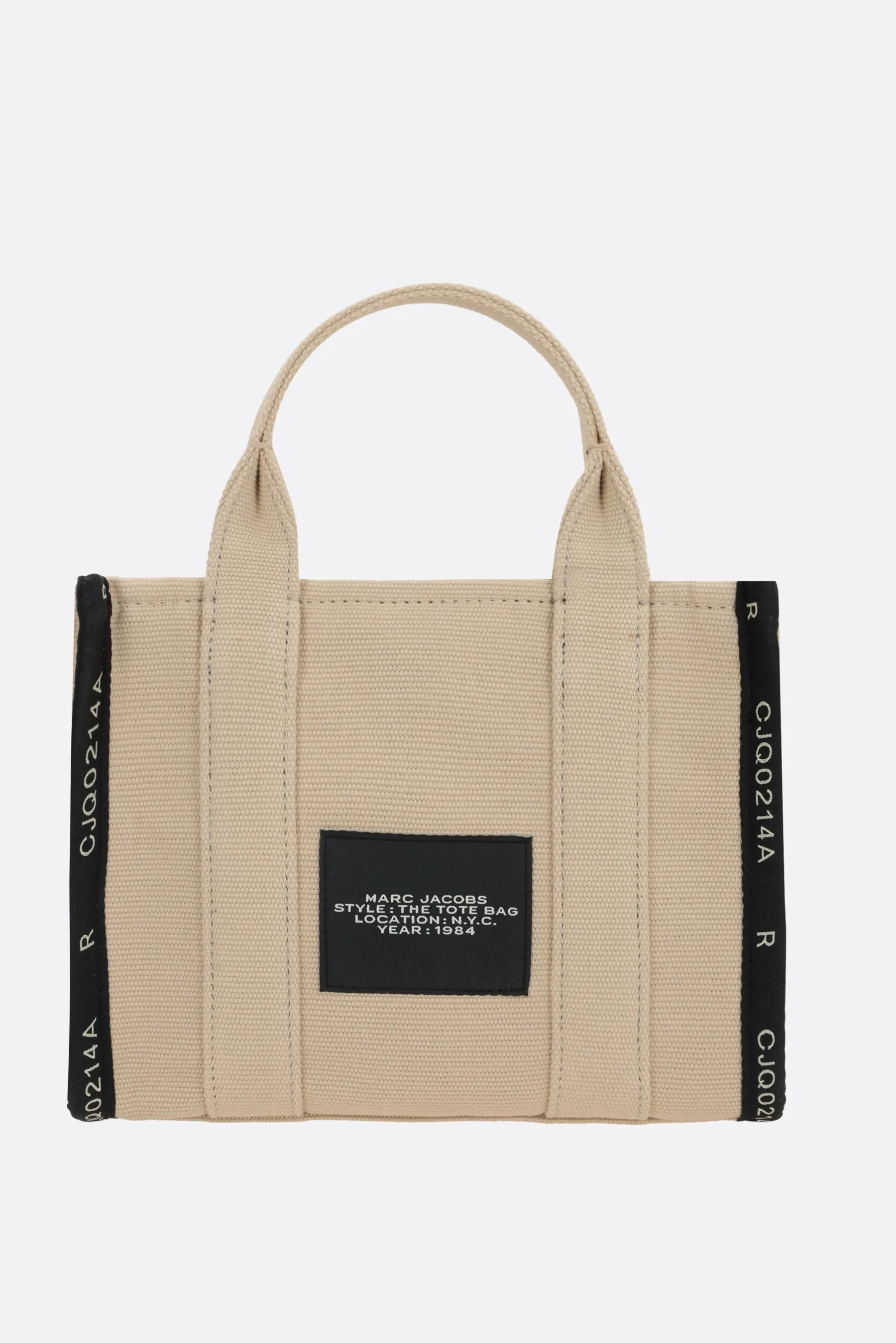 Jacquard Pattern Canvas Tote Bag