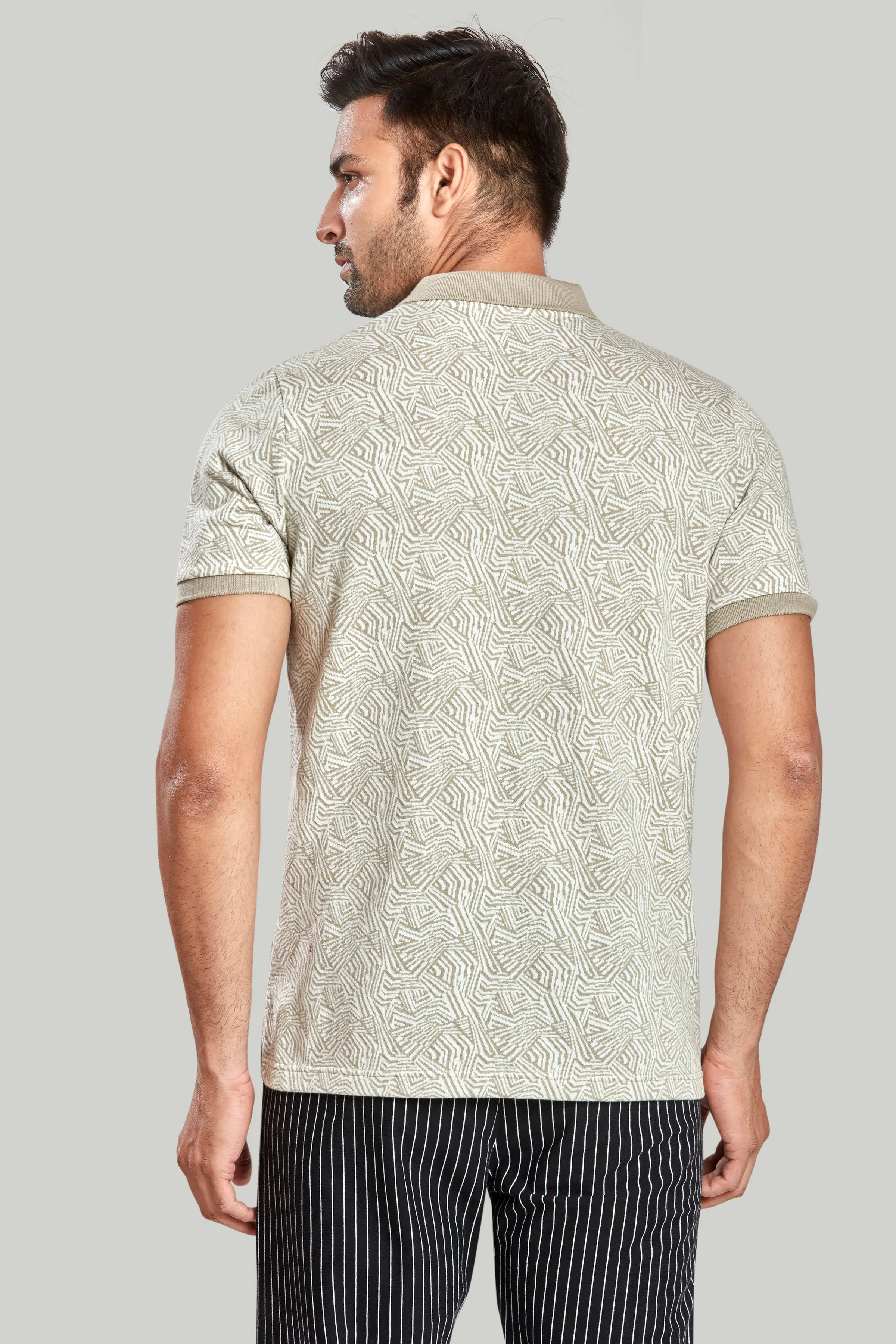 Jacquard Texture Polo