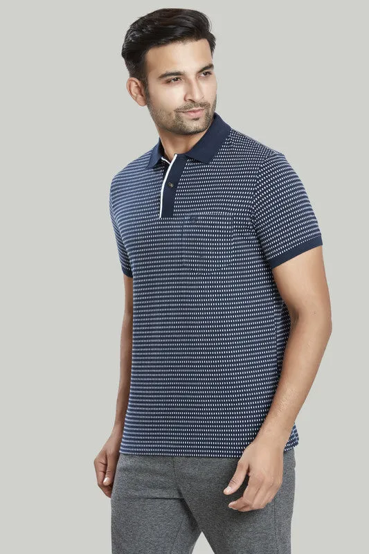 Jacquard Texture Polo
