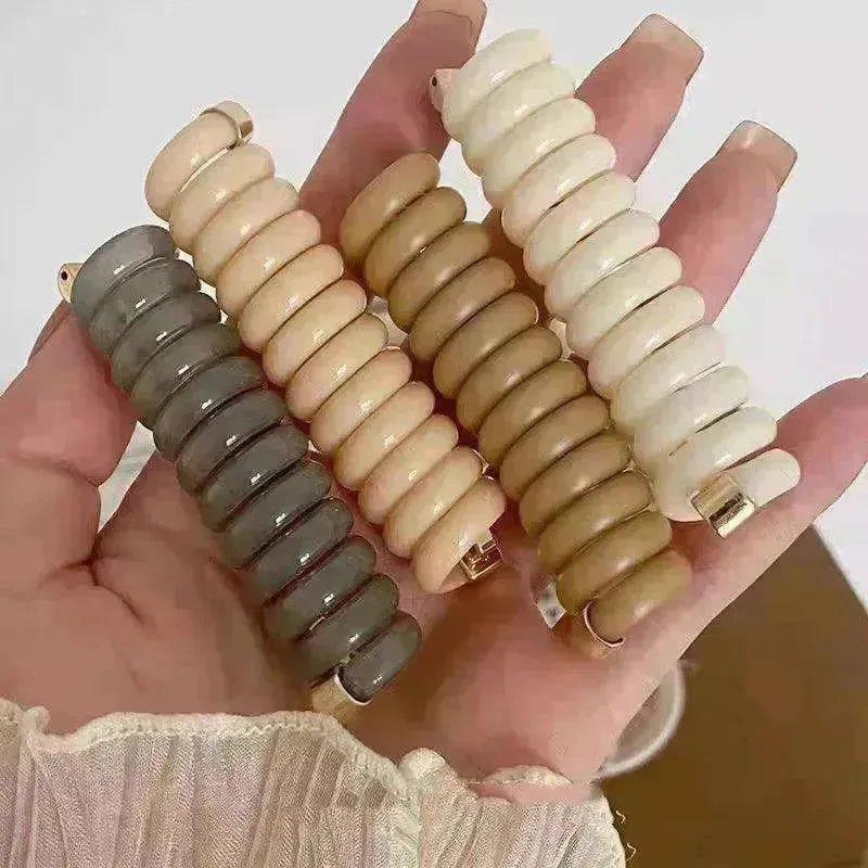 Japanese Braided Hair Band Phone Line Claw