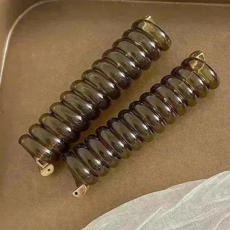 Japanese Braided Hair Band Phone Line Claw