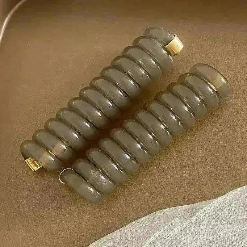 Japanese Braided Hair Band Phone Line Claw